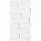 Панель ПВХ Кирпичи белые 250х2700х8 мм - фото