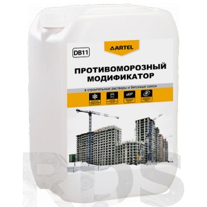 Противоморозный модификатор для бетонов и строительных растворов ARTEL DB11, 10л - фото
