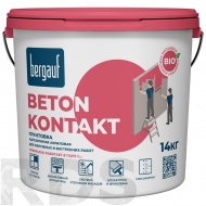 Грунтовка адгезионная Bergauf Beton Kontakt, морозостойкая, 14 кг - фото