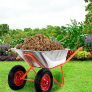 Тачка строительная двухколёсная 130 л "ECO" - фото 2