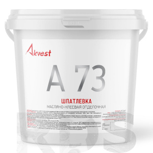 Шпатлевка отделочная масляно-клеевая АКВЕСТ-73, 3 кг