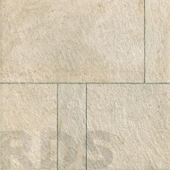 Керамогранит Доломиты неполированный, белый, 45x45x8 мм - фото
