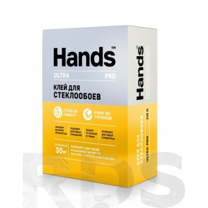 Клей специальный для всех типов стеклообоев Hands Ultra PRO 210г - фото