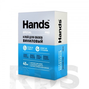 Клей специальный клей для тяжелых виниловых обоев Hands Special PRO 210г - фото