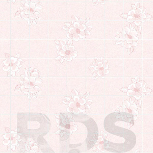 Стеновая панель МДФ, Магнолия розовая, 15х15 - фото