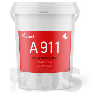 Огнезащитная краска по металлу АКВЕСТ-911, 25 кг - фото