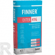 Шпатлевка финишная цементная белая Dauer "FINNER EXTER 41 G", 20 кг - фото