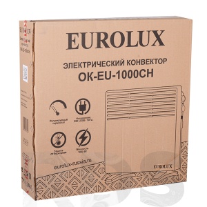 Конвектор, 1000Вт, ОК-EU-1000CH, "Eurolux" - фото 3