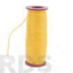 Шнур разметочный, 50 м, желтый, на катушке, 1,5 мм, "КУРС" /04712 - фото
