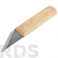 Нож сапожный, 180 мм, деревянная ручка, С900/2с, КУРС РОС - фото
