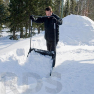 Движок для уборки снега пластмассовый 700 х 465 х 1400 мм, "STARTUL" - фото 2