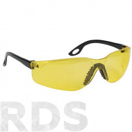 Очки защитные, желтые, открытого типа, "KУРС РОС" - фото