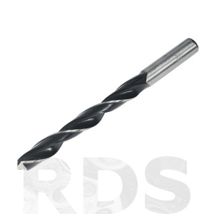 Сверло по металлу, D 2,5 мм, упак. 10 шт., цилиндр. хвостовик, оксидированное, HSS сталь, DIN 338, 