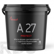 Краска гидроизоляционная АКВЕСТ-27 PROTECT, матовая, база С, 10 кг - фото