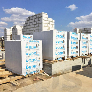 Блок газобетонный стеновой D500, 600*250*250, Bonolit - фото