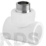 Тройник комбинированный ПП 20x1/2" НР Tebo - фото