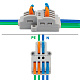 Клемма проходная СМК 2х2, с монтажной площадкой (1 ввод, 2 вывода на полюс), 5шт/уп, REXANT - фото 3