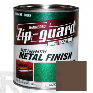 Краска для металла антикоррозийная "ZIP-GUARD" коричневая, гладкая RAL8017 - фото