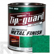 Краска для металла антикоррозийная "ZIP-GUARD" зеленая, молотковая - фото