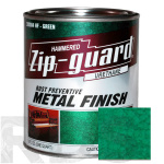 Краска для металла антикоррозийная "ZIP-GUARD" зеленая, молотковая - фото