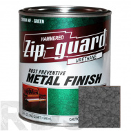 Краска для металла антикоррозийная "ZIP-GUARD" темно-серая, молотковая - фото