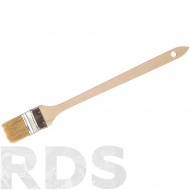 Кисть радиаторная, 2,0" (50мм), натуральная щетина, деревянная ручка, "FIT" - фото
