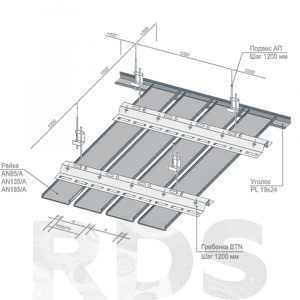 Рейка "Албес" AN85 A суперзолото, 3м - фото 2