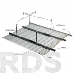 Рейка A80SV белый матовый A903 rus 3м. - фото 2