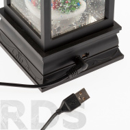 Светодиодная новогодняя фигура ЭРА ENGDS-10 "Дед Мороз", 1 LED - фото 2