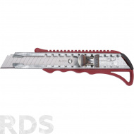 Нож, 18 мм, выдвижное лезвие, пластиковый корпус, "KУРС" - фото