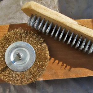 Щетка зачистная 5-рядная, с деревянной ручкой, "Uni-Tools" - фото 2