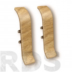 Соединитель для плинтуса 55 мм, "Идеал Классик" (2 шт.), 272 сосна золотистая - фото