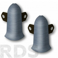 Угол наружный (внешний) с крепежом для плинтуса 55мм "Идеал Классик" (2шт. во флоупак), 024 Синий - фото