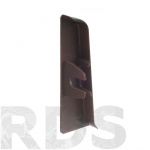 Торцевые (пара) для плинтуса 70 мм, "Деконика", 303 венге темный - фото 2