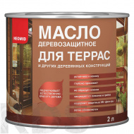 Масло для террас деревозащитное "Neomid Тerrasa Oil", бесцветный, 2 л - фото