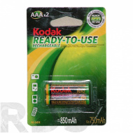 Аккумулятор AAA (HR03) "Kodak", 850mAh, 2шт/уп - фото