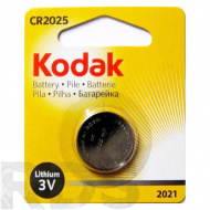 Батарейка (таблетка) CR2025 "Kodak" - фото