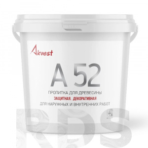 Антисептик Аквест-52 Палисандр, 1кг, для внутренних и наружных работ - фото