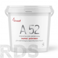 Антисептик Аквест-52 Дуб, 1кг,  для внутренних и наружных работ - фото