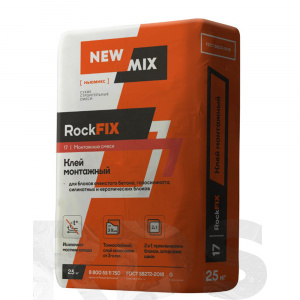 RockFIX - Клей монтажный для блоков 25кг - фото