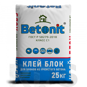 Клей для блока BETONIT BLOCK ГОСТ, 25 кг - фото
