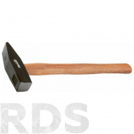 Молоток слесарный, 400 гр, квадратный боек, дерев. ручка, "SPARTA" - фото