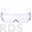 Очки защитные, прозрачные, открытого типа, ударопрочный поликарбонат "СИБРТЕХ" - фото