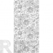 Панель ПВХ "Орнамент серебро", 250х2700х8 мм, Грин Лайн - фото