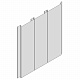 Рейка фасадная AF 150C 9003 белая алюминий L=4 м - фото 2