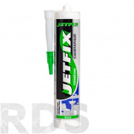 Герметик силиконовый санитарный JETFIX, белый, 280 мл - фото