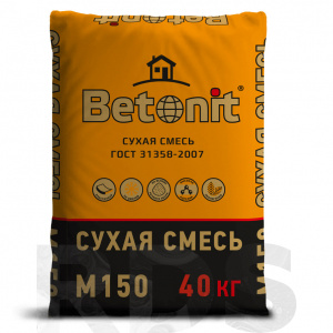 Сухая смесь М-150 Betonit ГОСТ (до 15°С), 40 кг
