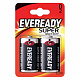 Батарейка D "Energizer Eveready SUPER", 2шт/уп - фото