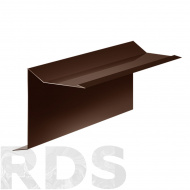 Фартук фронтонный S5 (2м), PE 04, RAL 8017 (коричневый) - фото