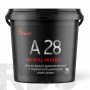 Краска универсальная гидроизоляционная АКВЕСТ-28 CRYSTAL PROTECT, матовая, прозрачная, 10кг - фото